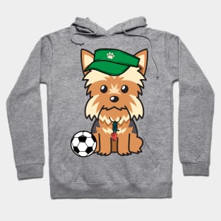 Yorkshire Terrier Soccer Star Hoodie